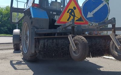 Услуги дорожной щетки на базе МТЗ - Луганск, заказать или взять в аренду