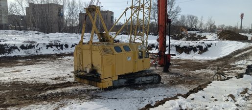 Забивка ж/б свай. Сваебой на базе РДК-25 стоимость услуг и где заказать - Луганск