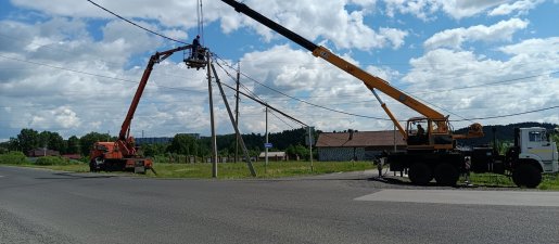 Монтаж опор и линий электропередач. Услуги спецтехники стоимость услуг и где заказать - Кировск